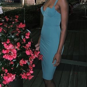 OhPOLLY teal dress